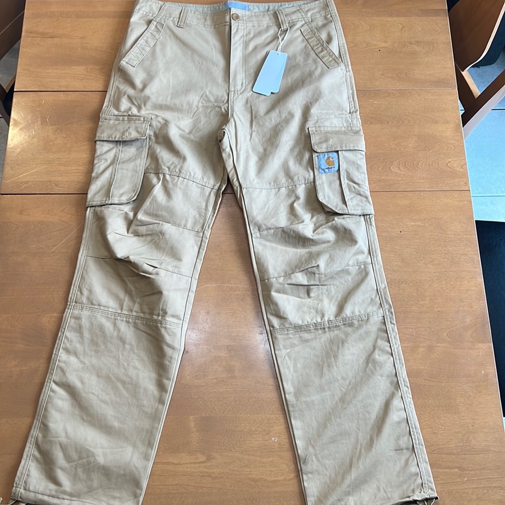 Carhartt WIP tan cargo pants